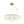 LightFixturesUSA - Textured Glass Icy Style Ring Dimmable LED Chandelier - Chandelier - Brass - 