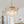 LightFixturesUSA - Tiered Hammered Water Glass Round Semi Flush Mount - Ceiling Light - Black - 