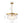 LightFixturesUSA - Tiered Hammered Water Glass Round Semi Flush Mount - Ceiling Light - Black - 