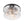 LightFixturesUSA - Tiered Hammered Water Glass Round Semi Flush Mount - Ceiling Light - Black - 