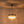 LightFixturesUSA - Tiered Hammered Water Glass Round Semi Flush Mount - Ceiling Light - Black - 