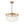LightFixturesUSA - Tiered Hammered Water Glass Round Semi Flush Mount - Ceiling Light - Black - 