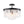 Load image into Gallery viewer, LightFixturesUSA - Tiered Hammered Water Glass Round Semi Flush Mount - Ceiling Light - Black - 
