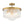 LightFixturesUSA - Tiered Hammered Water Glass Round Semi Flush Mount - Ceiling Light - Black - 