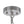 LightFixturesUSA - Tiered Hammered Water Glass Round Semi Flush Mount - Ceiling Light - Nickel - 