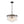 LightFixturesUSA-Tiered Hammered Water Glass Round Semi Flush Mount-Ceiling Light-Oil-Rubbed Bronze-
