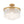 LightFixturesUSA-Tiered Water Ribbed Glass Round Semi Flush Chandelier-Ceiling Light-Brass-