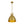 LightFixturesUSA-Vintage 1-Light Aged Brass Metal Bell Dome Pendant-Chandelier-13.6 in-