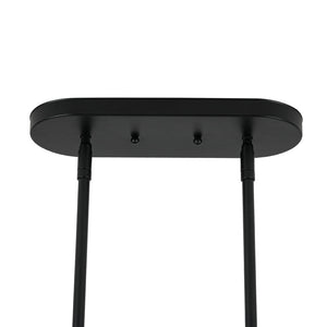 LightFixturesUSA - Vintage 12 - Light Black Brass Candle Wide Island Chandelier - Chandelier - 37.5 in - 