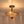 LightFixturesUSA-Vintage 2-Tier Amber Glass Scalloped Bloom Semi Flush Mount-Ceiling Light-Amber Glass-