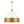 LightFixturesUSA-Vintage 5-Light Brushed Gold Metal Drum Cage Chandelier-Chandelier-30 in-