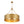 LightFixturesUSA-Vintage 5-Light Brushed Gold Metal Drum Cage Chandelier-Chandelier-30 in-