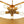 LightFixturesUSA-Vintage 5-Light Brushed Gold Metal Drum Cage Chandelier-Chandelier-30 in-