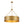 LightFixturesUSA-Vintage 5-Light Brushed Gold Metal Drum Cage Chandelier-Chandelier-30 in-