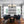 LightFixturesUSA-Vintage 6-Light Frosted Glass Shade Round Candle Style Chandelier-Chandelier-Black-