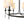 LightFixturesUSA-Vintage 6-Light White Linen Conical Round Ring Chandelier-Chandelier-Black-