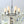 LightFixturesUSA-Vintage 6-Light White Linen Conical Round Ring Chandelier-Chandelier-Black-