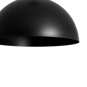 LightFixturesUSA - Vintage Antique Bronze 1 - Light Iron Dome Pendant Light - Pendant Light - Matte Black - 