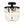 Load image into Gallery viewer, LightFixturesUSA - Vintage Black Draped Crystal Round Semi Flush Mount - Ceiling Light - Black - 

