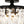 Load image into Gallery viewer, LightFixturesUSA - Vintage Black Draped Crystal Round Semi Flush Mount - Ceiling Light - Black - 
