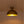 LightFixturesUSA-Vintage Brass 1-Light Iron Dome Flush Mount Light-Pendant Light-Brass-
