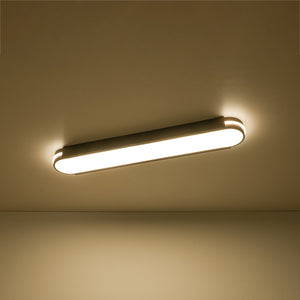 LightFixturesUSA-Vintage Brown Oval Dimmable LED Flush Mount Light-Ceiling Light-31 in-