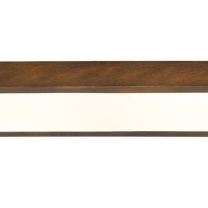LightFixturesUSA-Vintage Brown Oval Dimmable LED Flush Mount Light-Ceiling Light-31 in-