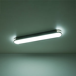 LightFixturesUSA-Vintage Brown Oval Dimmable LED Flush Mount Light-Ceiling Light-31 in-