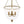 LightFixturesUSA-Vintage Clear Glass Wide Bell Jar Lantern Pendant / Semi Flush-Ceiling Light-Black-