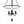 LightFixturesUSA-Vintage Clear Glass Wide Bell Jar Lantern Pendant / Semi Flush-Ceiling Light-Black-