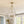 LightFixturesUSA-Vintage Clear Glass Wide Bell Jar Lantern Pendant / Semi Flush-Ceiling Light-Brass-