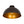 LightFixturesUSA-Vintage Farmhouse 1-Light Iron Dome Flush Mount Light-Pendant Light-Oil-Rubbed Bronze + Gold-