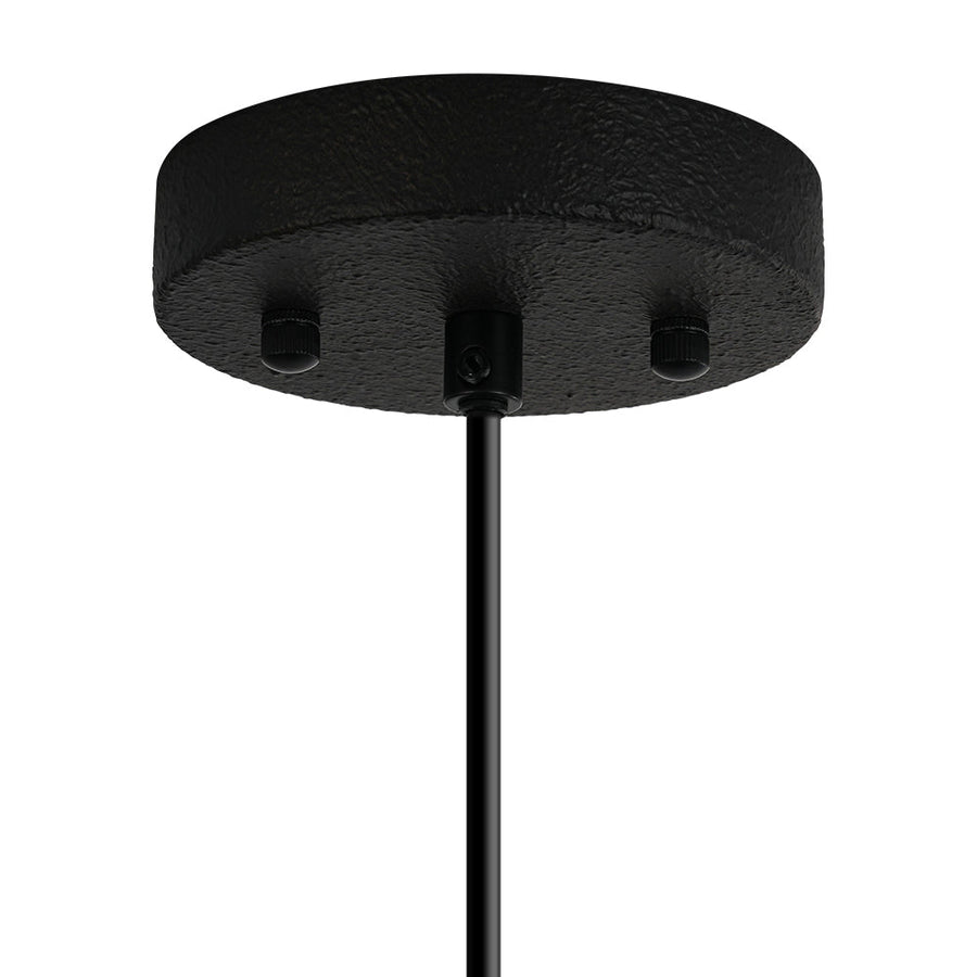LightFixturesUSA - Vintage Luxe Black Gold Hammered Dome Pendant Light - Pendant Light - 15.7 in - 