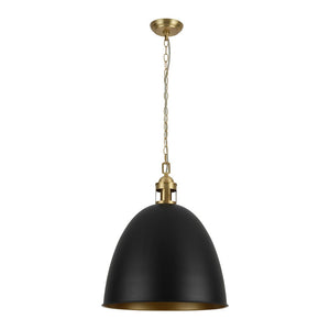 LightFixturesUSA - Vintage Luxe Farmhouse Large Iron Bell Pendant Light - Pendant Light - White - 