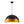 LightFixturesUSA - Vintage Luxe Gradient Black Gold Oversized Iron Dome Pendant - Pendant Light - 23.6 in - 