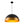 LightFixturesUSA - Vintage Luxe Gradient Black Gold Oversized Iron Dome Pendant - Pendant Light - 23.6 in - 