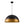 LightFixturesUSA - Vintage Luxe Gradient Black Gold Oversized Iron Dome Pendant - Pendant Light - 23.6 in - 