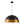 LightFixturesUSA - Vintage Luxe Gradient Black Gold Oversized Iron Dome Pendant - Pendant Light - 23.6 in - 