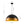 LightFixturesUSA - Vintage Luxe Gradient Black Gold Oversized Iron Dome Pendant - Pendant Light - 23.6 in - 