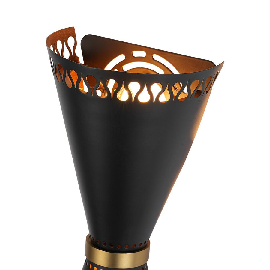 LightFixturesUSA - Vintage Up Down Hourglass Flush Mount Wall Light - Wall Sconce - 1 Pack - 