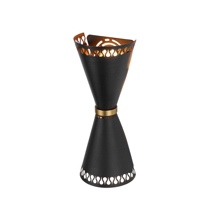 LightFixturesUSA - Vintage Up Down Hourglass Flush Mount Wall Light - Wall Sconce - 1 Pack - 