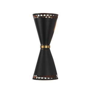 LightFixturesUSA - Vintage Up Down Hourglass Flush Mount Wall Light - Wall Sconce - 1 Pack - 
