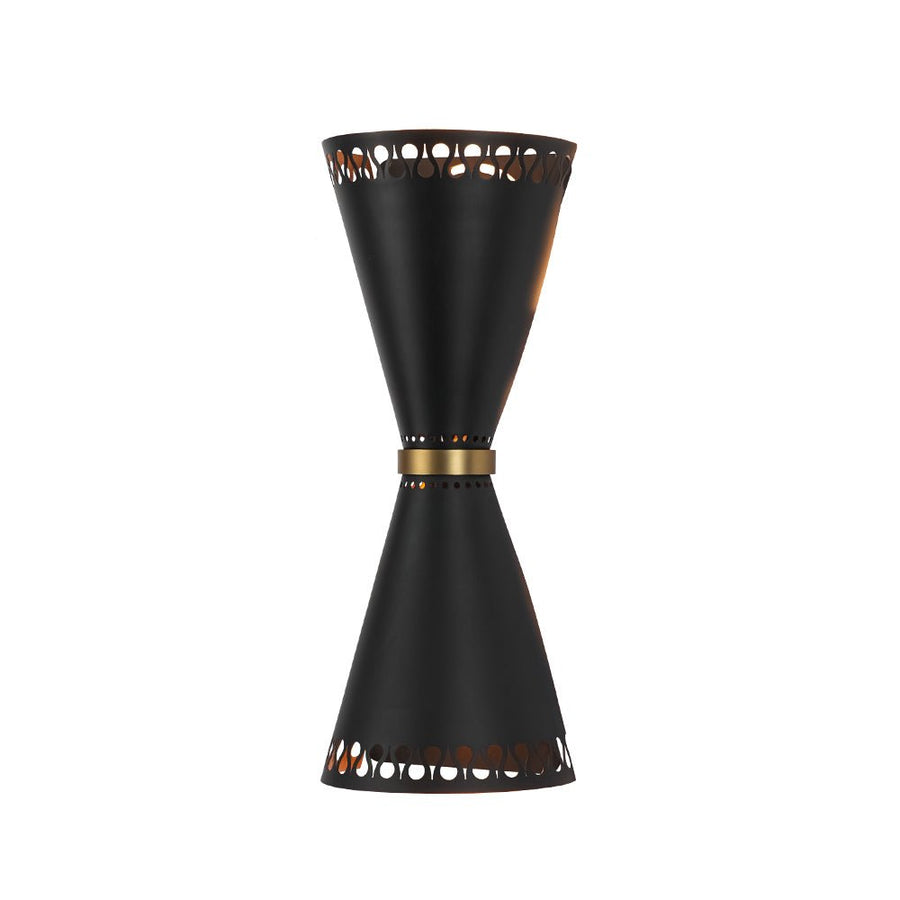 LightFixturesUSA - Vintage Up Down Hourglass Flush Mount Wall Light - Wall Sconce - 1 Pack - 