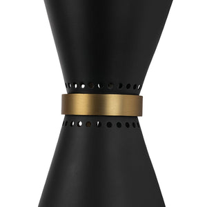 LightFixturesUSA - Vintage Up Down Hourglass Flush Mount Wall Light - Wall Sconce - 1 Pack - 