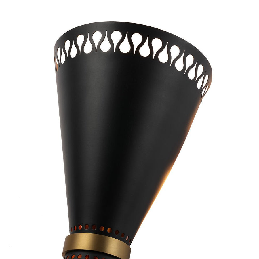 LightFixturesUSA - Vintage Up Down Hourglass Flush Mount Wall Light - Wall Sconce - 1 Pack - 