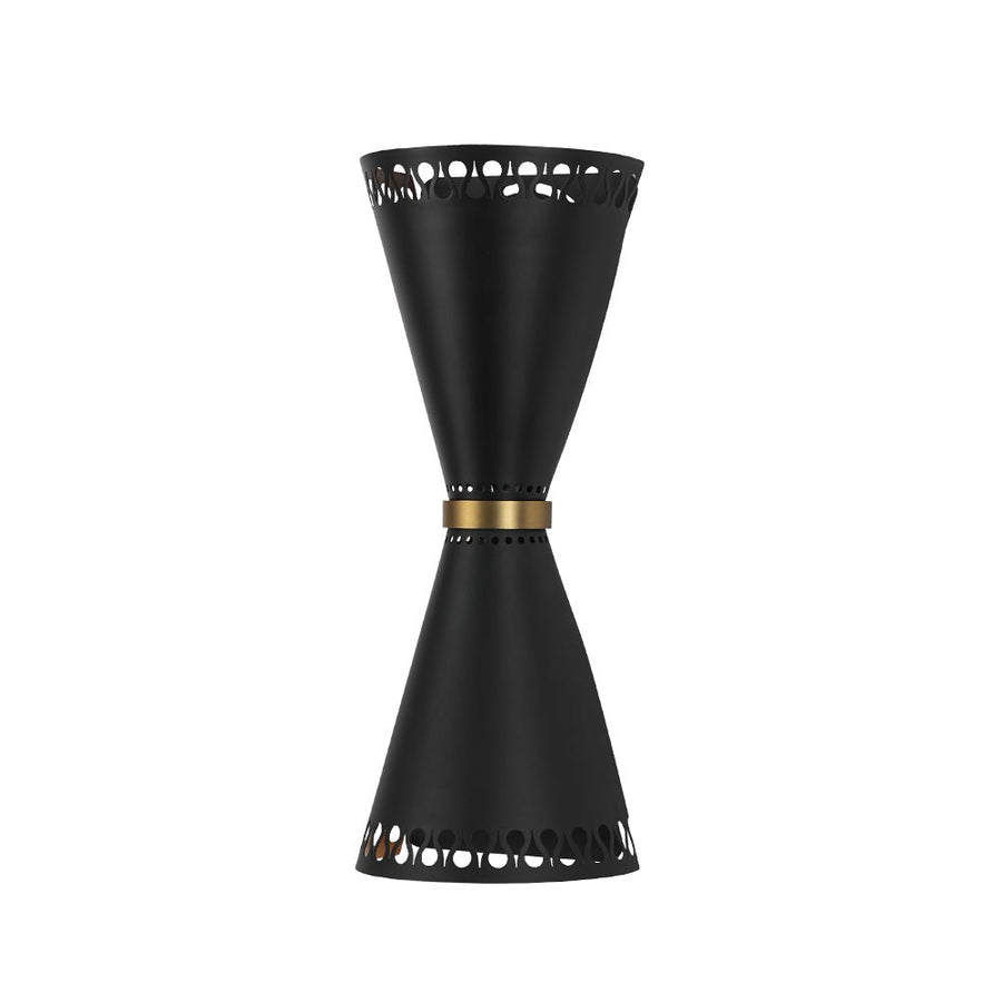 LightFixturesUSA - Vintage Up Down Hourglass Flush Mount Wall Light - Wall Sconce - 1 Pack - 