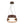 LightFixturesUSA-Violin Style 5CCT Dimmable LED Walnut Grain Pendant Light-Pendant Light-27.6 in-
