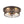 LightFixturesUSA-Water Hammered Glass Round Flush Mount Ceiling Light-Ceiling Light-Oil Rubbed Bronze-