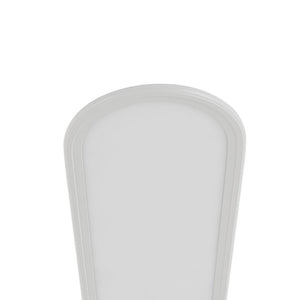 LightFixturesUSA - White Long Oval Warm Dimmable LED Semi Flush Mount - Ceiling Light - 35.4 in - 