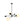 Load image into Gallery viewer, LightFixturesUSA - Wind - Vane Tiered 3 - Light Opal Glass Globe Sputnik Chandelier - Chandelier - Black - 
